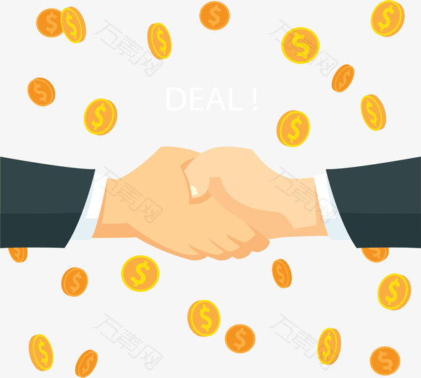 商务谈判合作握手