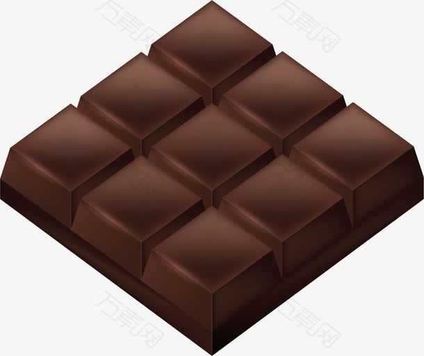 小方块进口黑巧克力