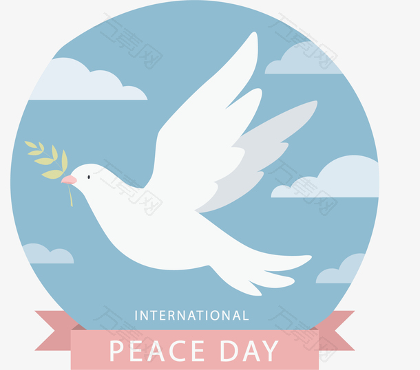 白色鸽子世界和平