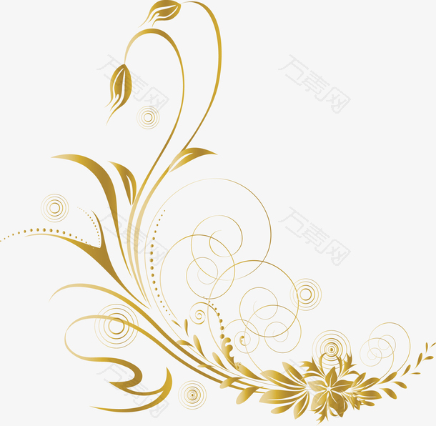 金色纸花