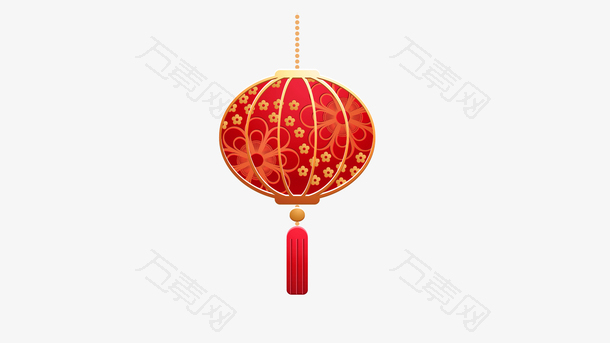 新年春节红色灯笼