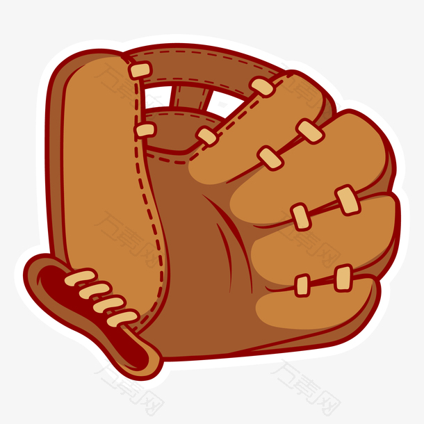 卡通棒球手套设计