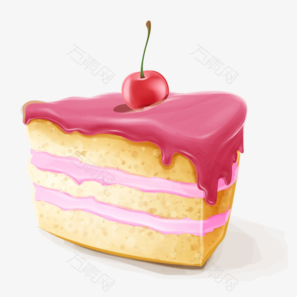 彩色创意蛋糕食物元素