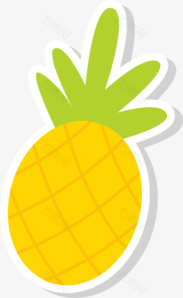 卡通菠萝设计素材