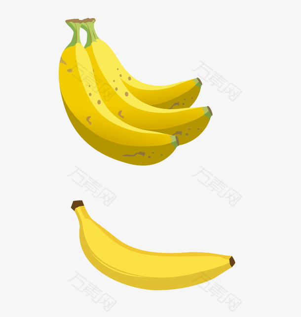 矢量的香蕉