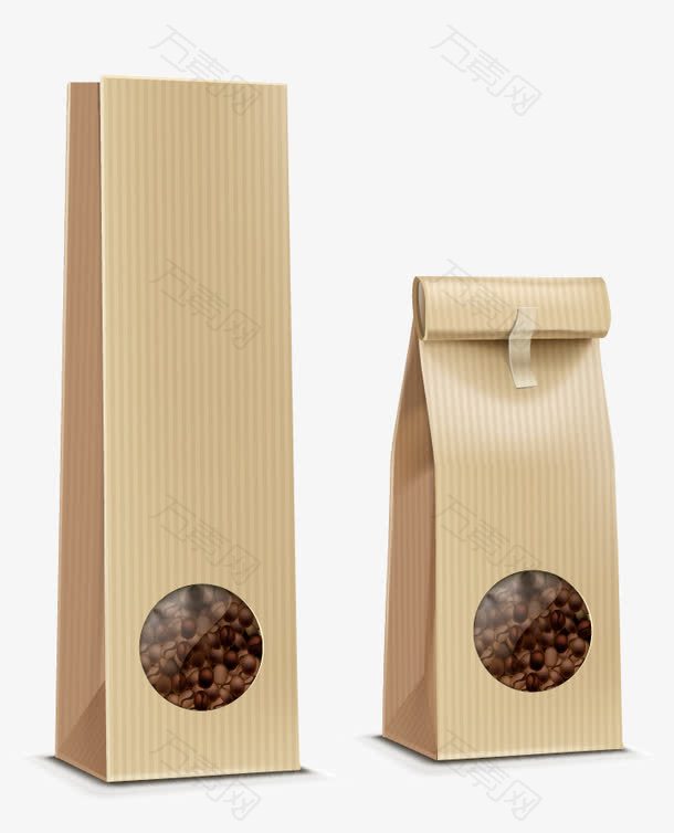 咖啡包装效果设计矢量素材
