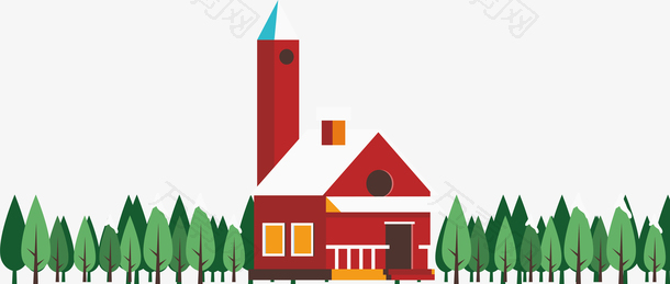 红色的小房子