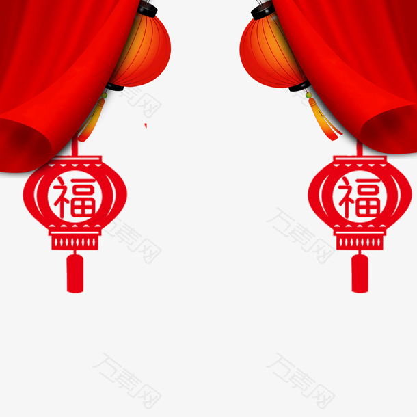 红色福字节日图标