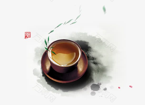 茶中国水墨
