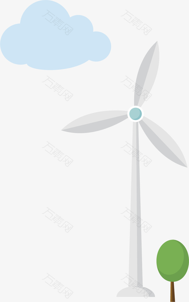 风力发电矢量图下载