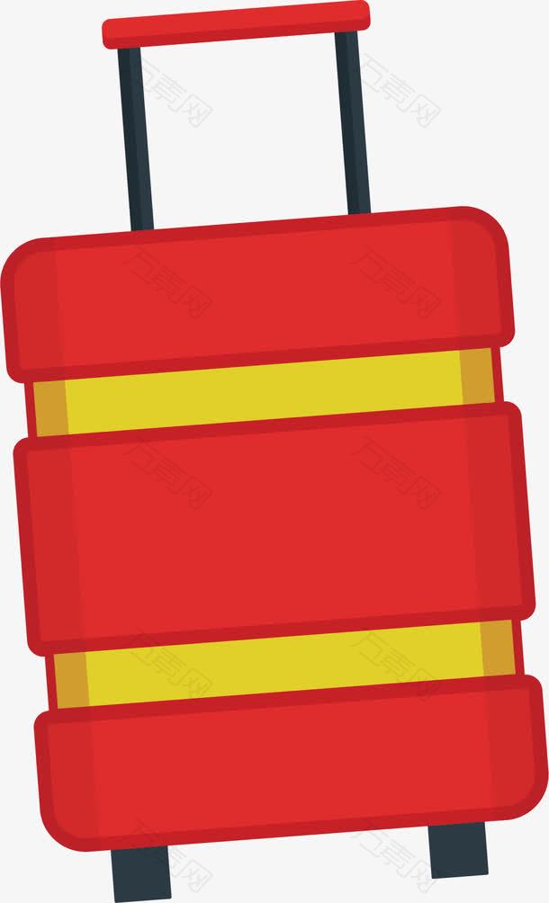 红色旅游季行李箱