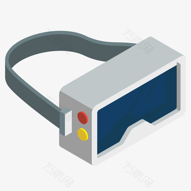 VR眼镜3D图标设计