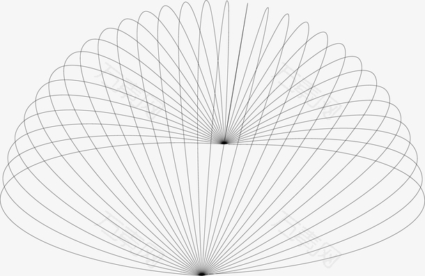 半球形网络矢量创意抽象线条球形