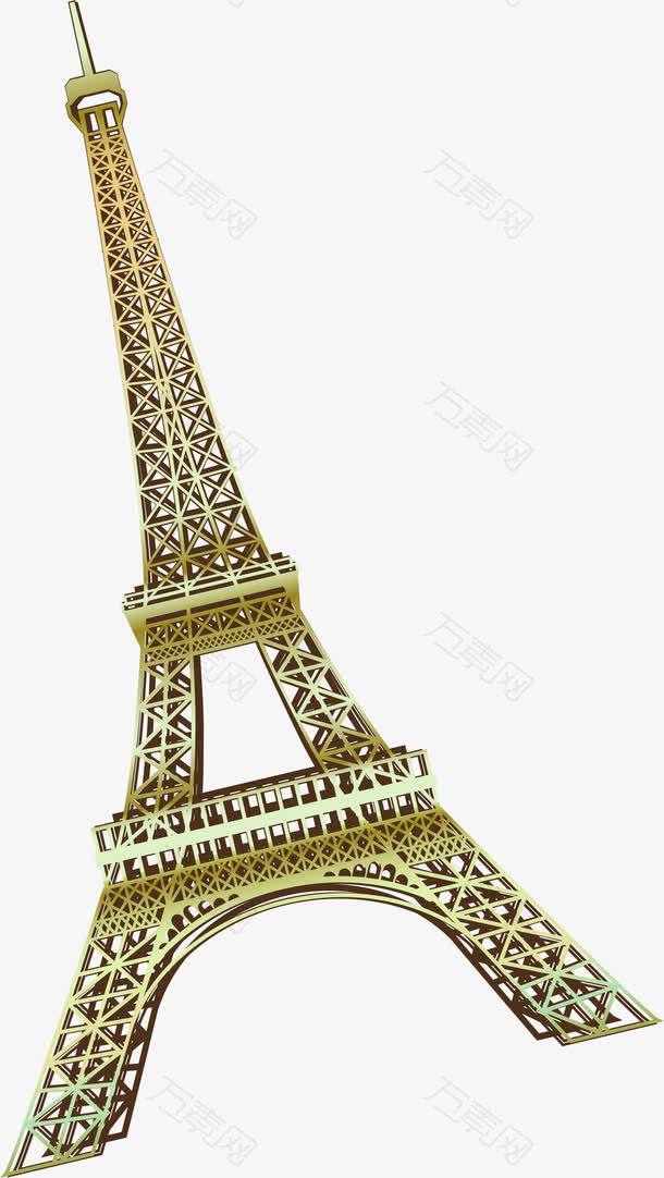 巴黎铁塔矢量手绘