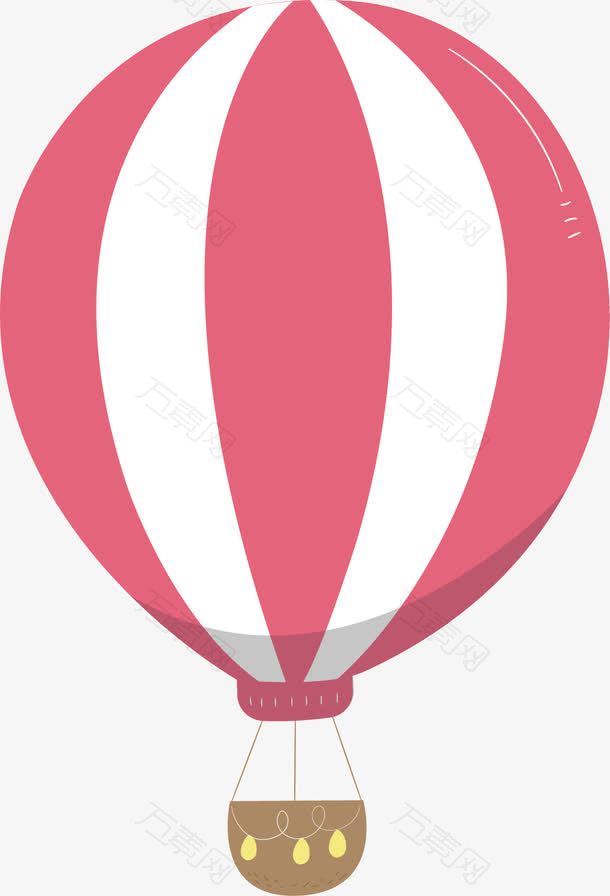 红白条旅游热气球