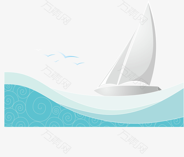 帆船海水