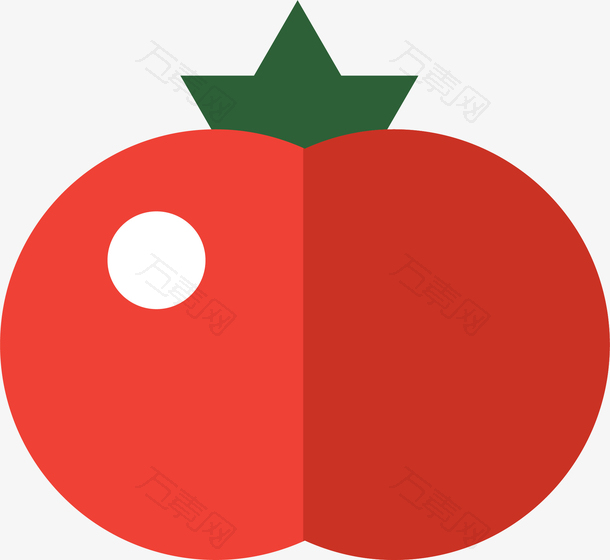 扁平化番茄