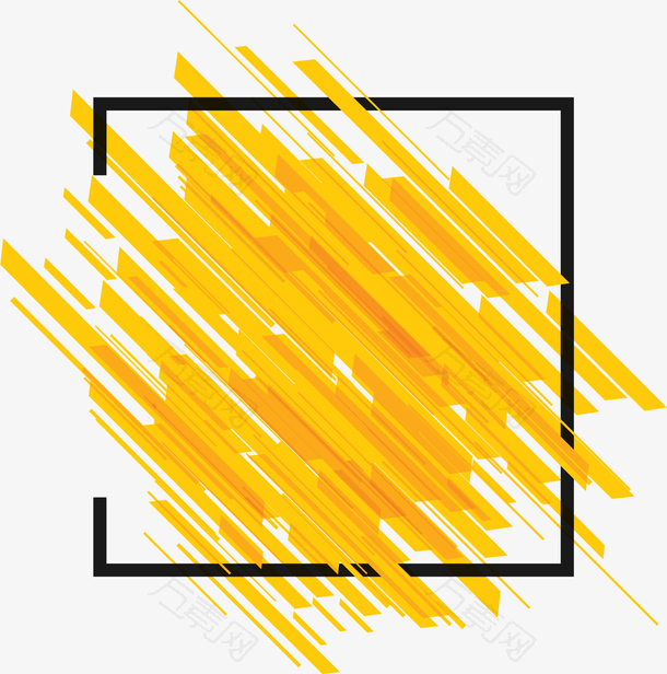 黄色斜纹抽象花纹