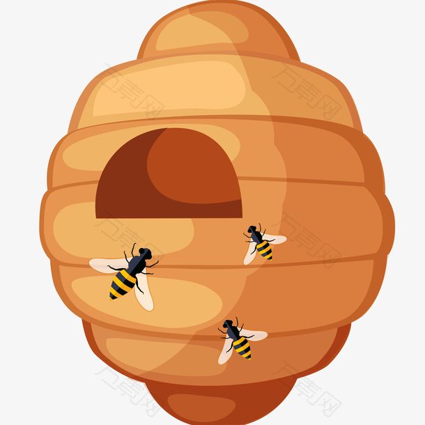 蜂窝和蜂蜜矢量插画