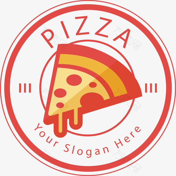 精美披萨标志设计