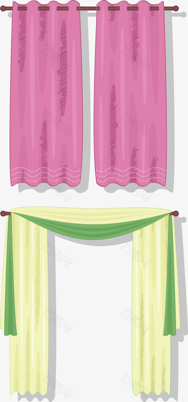 粉色舞台帘子双十一紫色帘子