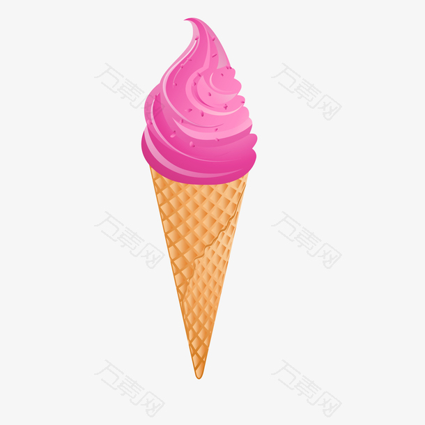 甜筒冰淇淋食物设计
