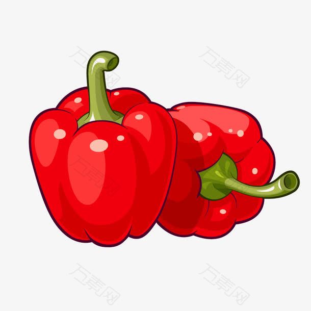红色蔬菜辣椒太空椒