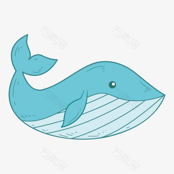 世界海洋日蓝色鲨鱼AI