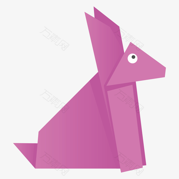 创意折纸彩色动物