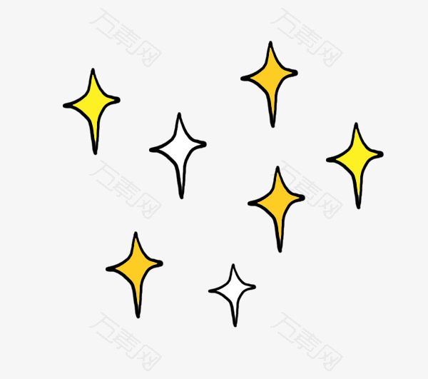 菱形星星涂鸦