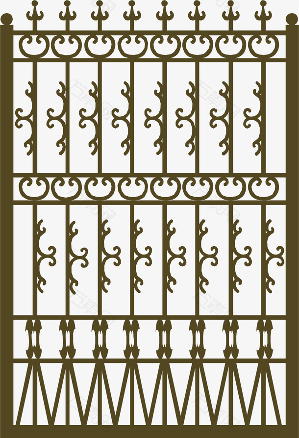 底纹古风装饰栏杆