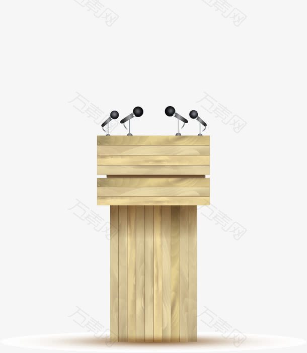 木质演讲台