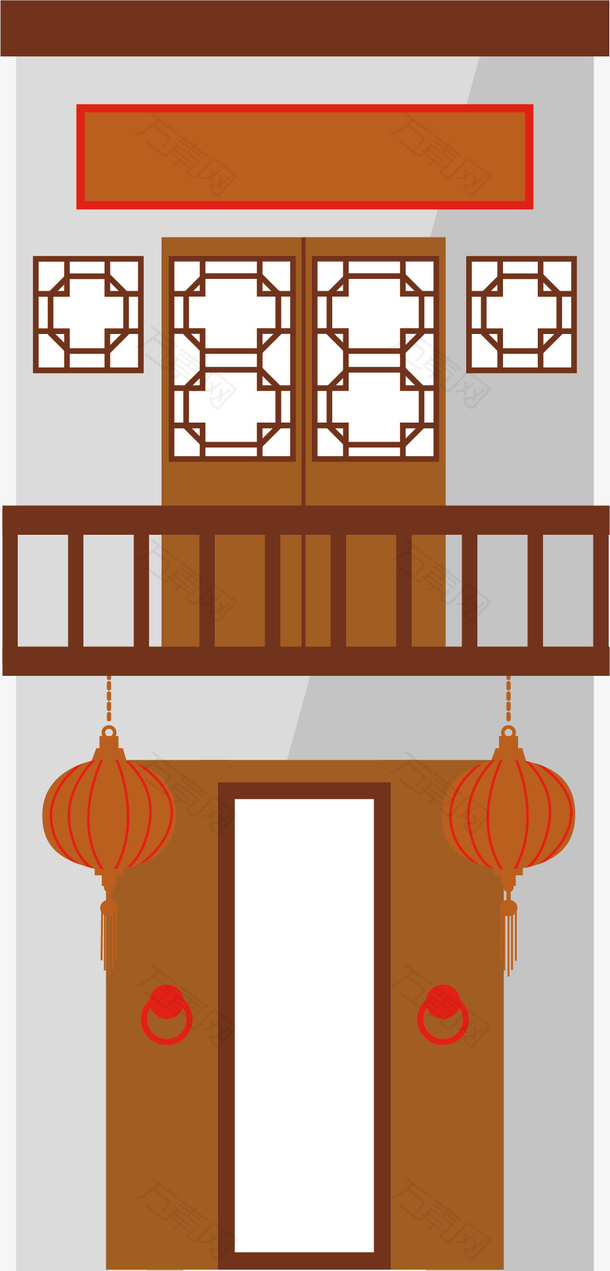 护栏日本古代建筑
