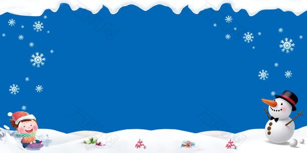 蓝色冰雪背景模板大全
