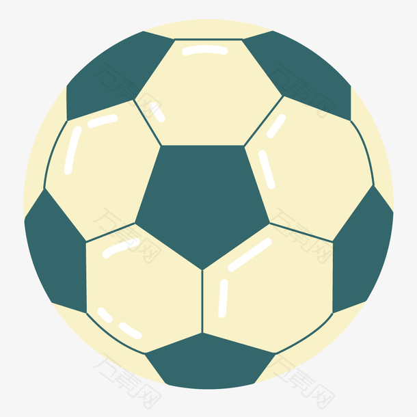 足球运动足球图标矢量素材