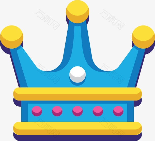 卡通皇冠图标UI设计