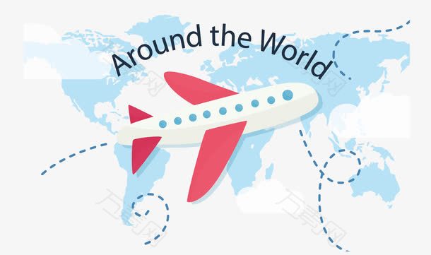 环绕世界飞机旅游