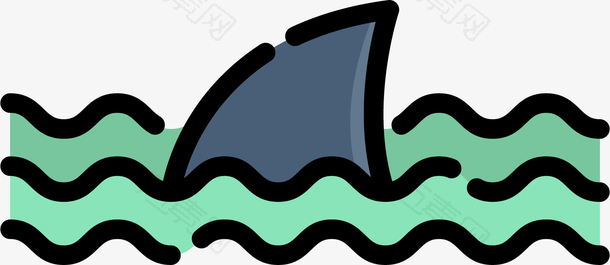 鲨鱼鳍icon
