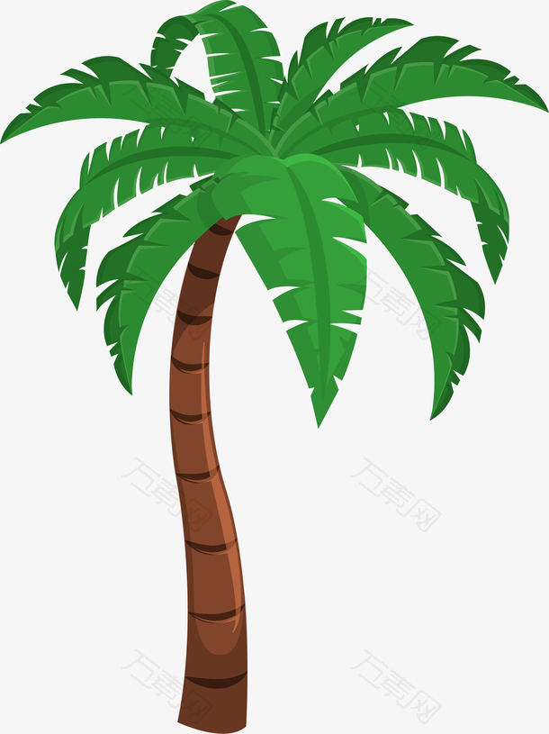 简约椰子树设计图
