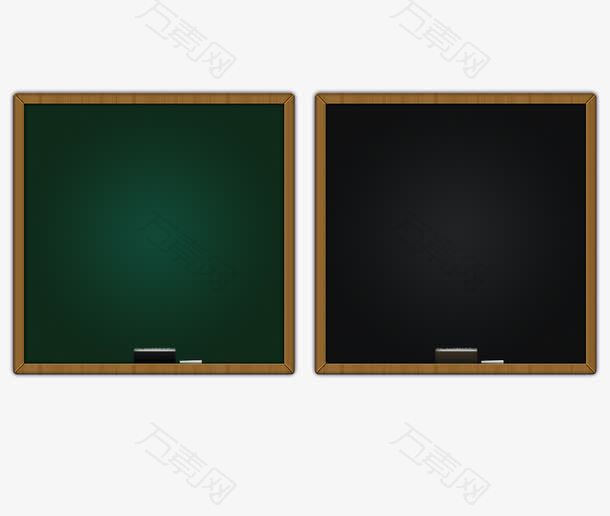 两种颜色的黑板
