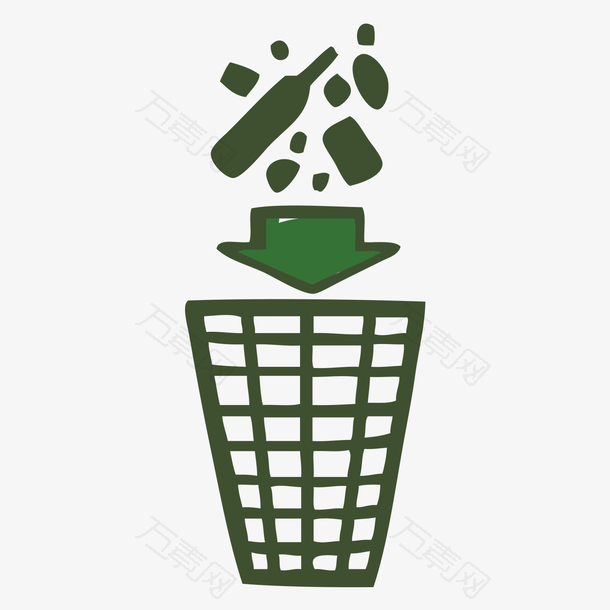 世界环境日垃圾环保分类免抠png