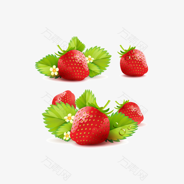 矢量创意草莓素材