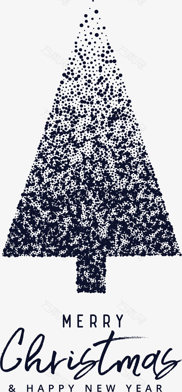 圣诞节颗粒拼图圣诞树