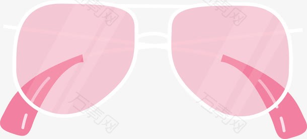 粉色镜片夏季眼镜
