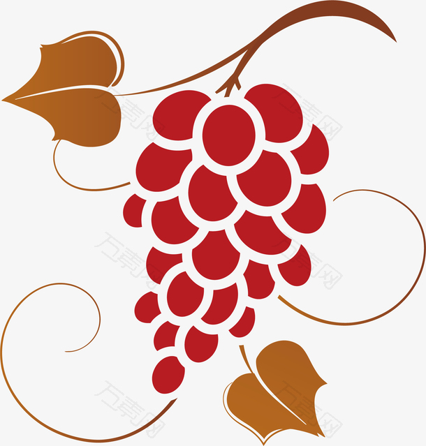 葡萄白酒logo设计