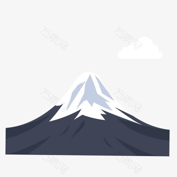 世界旅游海报富士山设计素材