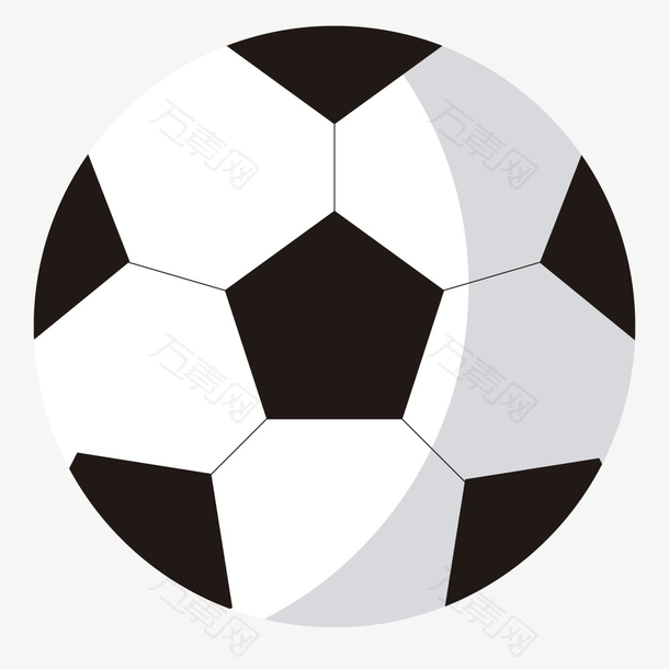 足球运动传统足球图标矢量素材