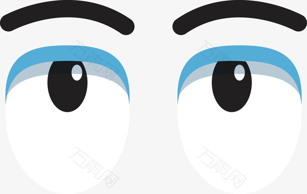 漫画眼睛3D眼睛