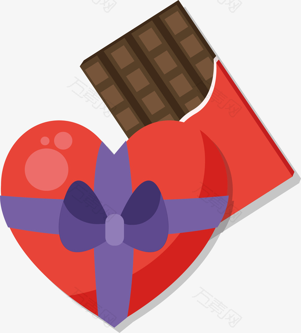 红色情人节礼物巧克力