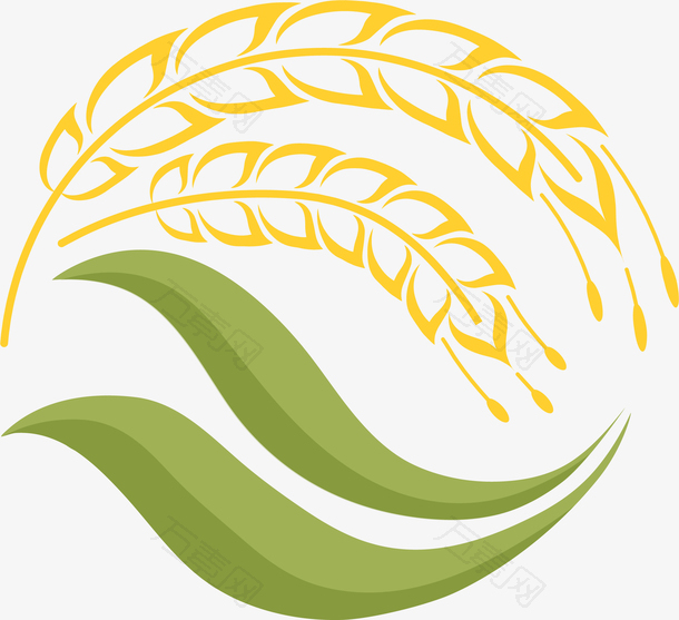 麦穗logo图标设计